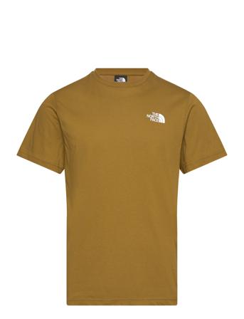 M S/S Redbox Tee Sport T-shirts Short-sleeved Khaki Green The North Face