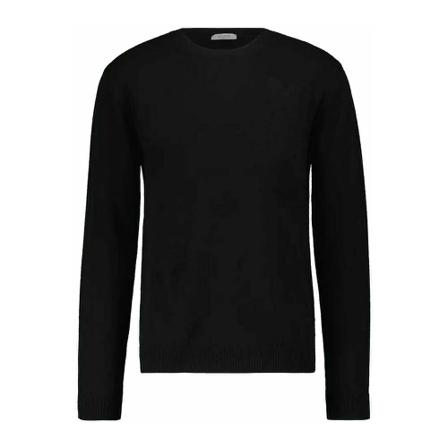Valentino, Cashmere Sweater Czarny, Mężczyzna, Rozmiar: M