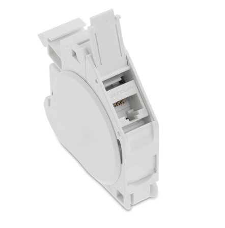 Eurolan 16B-00-42WT Adapter for Keystone-uttak, Strømbrytere & vegguttak