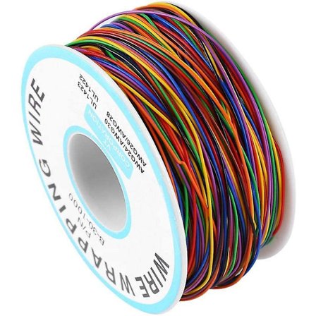30awg Elektrisk Trådkabel, Färgad P / N B-30-1000 Testare Koppar Jumper Tråd 8 Trådar Förpackning Koppar Testkabel Färgad