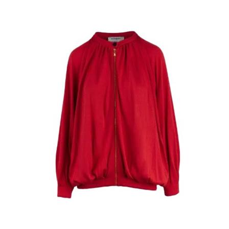Yves Saint Laurent Vintage Pre-owned Silke overtj Rød, Dame Vintage Overdele