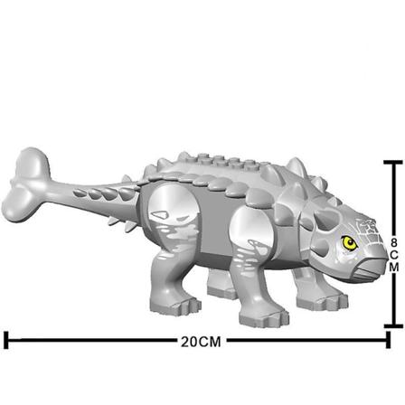 36 Style Big Jurassic Dinosaur World Spinosaurus Ankylosaurus Dino Building Block Moc Model Diy Bricks Educational Toys Gift L35