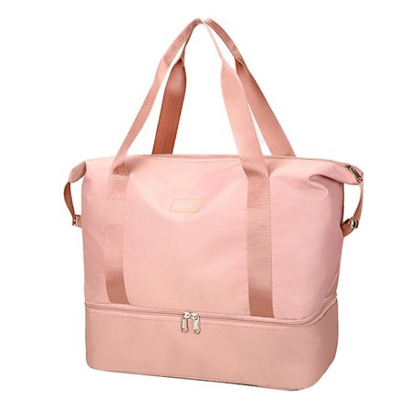 Dames Resväska, Stor Expanderbar Bärbar Väska för Helgen