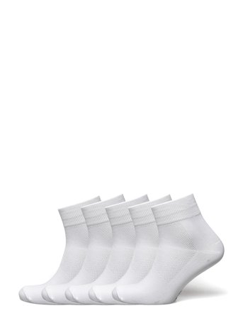 5-Pk Basic Running Socks White ZEBDIA