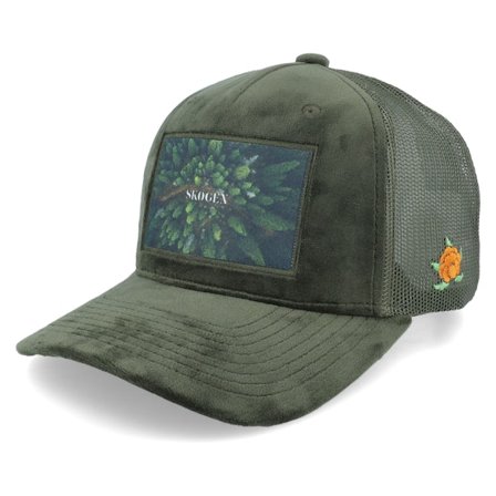 SQRTN - Grün trucker Cap - Skogen Velvet Olive Trucker @ Hatstore