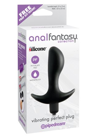 AFC-VIBRATING PERFECT PLUG BLACK