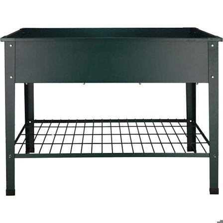 Gröna metallodlingslåda 100 x 40 x 80 cm