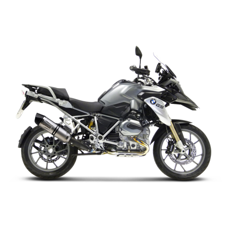 Slip-On LeoVince LV One EVO Edelstahl-Carbon - BMW R 1200 GS Adventure 2013-2016