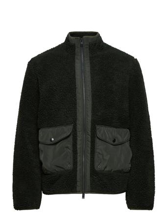 Slhsnowden Fleece Jkt W Black Selected Homme