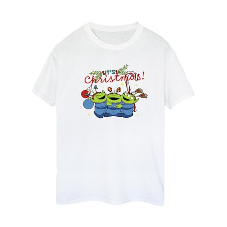 Toy Story Dam/Damer Aliens Bomulls Boyfriend Jul T-shirt