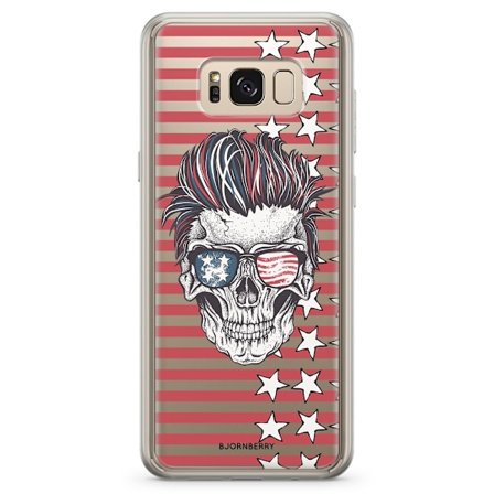 Bjornberry Skal Hybrid Samsung Galaxy S8+ - USA Döskalle