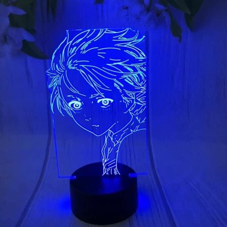 Till Evigheten - Present till Barn - 3D Illusion med Fyra Mönster och 16 Färgbyten - Fjärrkontroll - LED-lampa -h