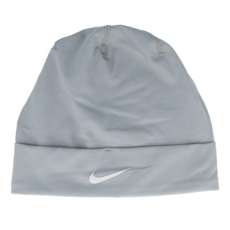 Nike - Gris cuff Bonnet - Peak Dri-fit Beanie Grey/Silver Cuff @ Hatstore
