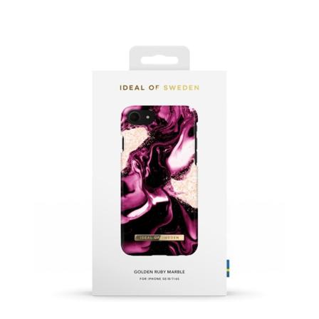 Printed Case iPhone 8/7/6/6S/SE Golden Ruby