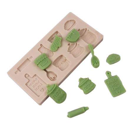 Form 3D gör-det-själv mould tårtdekorationstillbehör Bakin