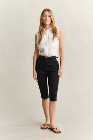 GANT Damen Caprihose (42) Schwarz