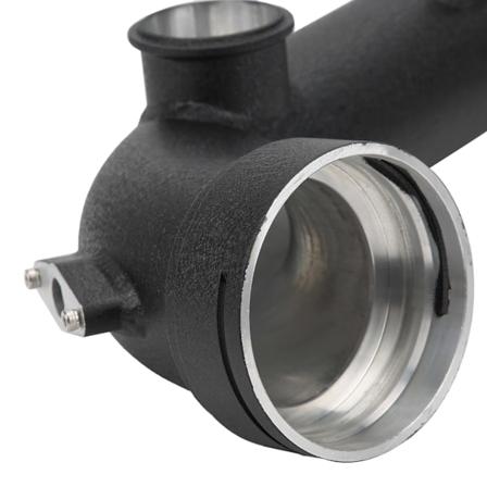 Turboladdare Insugningsrör Aluminiumlegering Silikonrör Med Svart Dump Blow Off Ventil Passar För N55 Motor