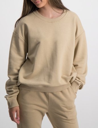 Grunt OUR Lone Crew Sweat Brun Pulls Fille - Kids Brand Store