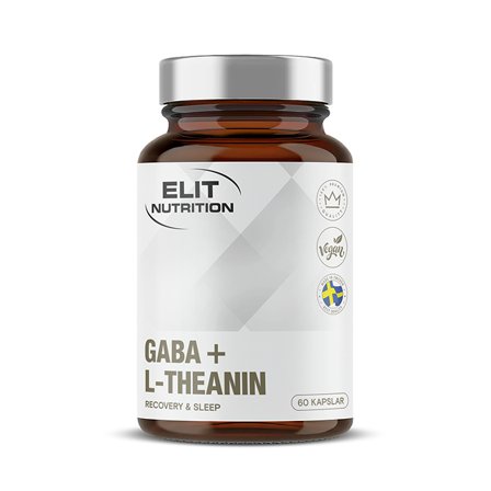 Elit Nutrition ELIT GABA + L-Theanine Aminosyror 60 kapslar