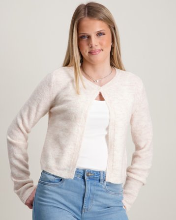 LMTD LODET LS CROP S CARDIGAN Rosa Genser Jente - Kids Brand Store