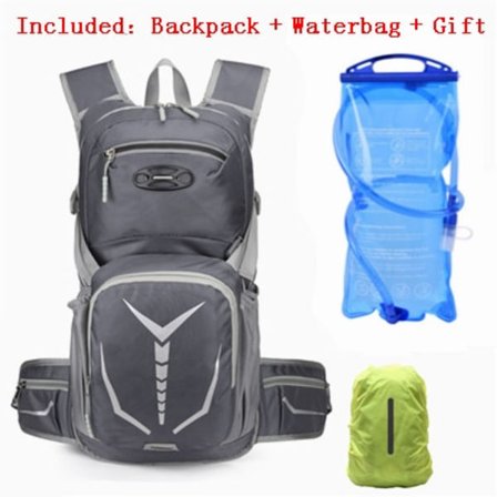 Ultralätt cykelväska med vattenblåsa Vattentät utomhussport Cykelryggsäck Hydration Ryggsäck Vandringscykel MTB Gym Pack