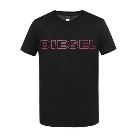 Diesel Logo-printet t-shirt Sort, Herre T-shirts