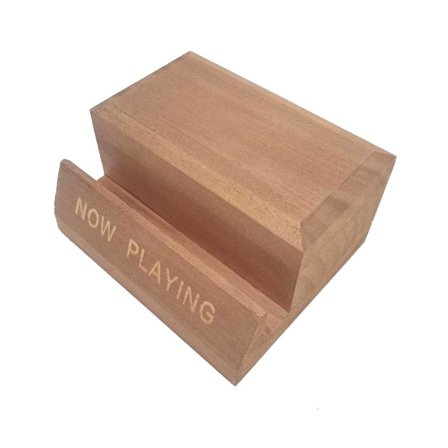 Cd-pladeholder i træ, vinylpladeholder til bordplade, lp-musikplader, displayalbum, skrivebordsstativ