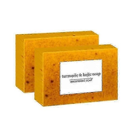 2x Citron Gurkmeja Kojisyra Tvål Gurkmeja Ansikts- och Kontroll Akne Tvål Kroppsblekning Kroppsvård Oljeborttagning Hudvård Tvål