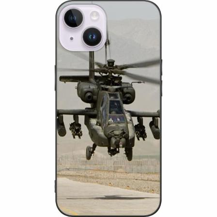 Apple Iphone 14 Plus Svart Skal Ah-64 Apache Attack Helicopter