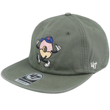 47 Brand - MLB Green snapback Czapka Z Daszkiem - New York Mets MLB Icon 47 Tain Rl Khaki Snapback @ Hatstore