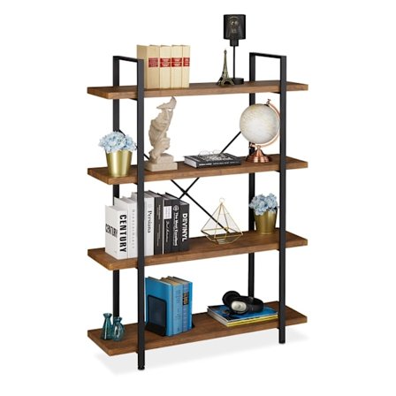 Kirjahylly 4 hyllyllä