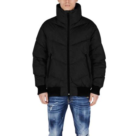 Dsquared2, Down Jackets Zwart, Heren, Maat:XL