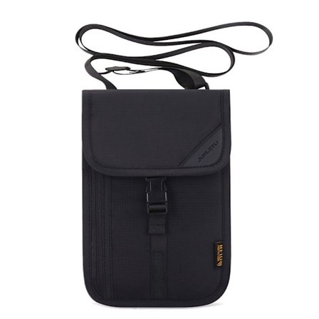 RFID Blocking Passport Case Lompakko MUSTA - varastossa