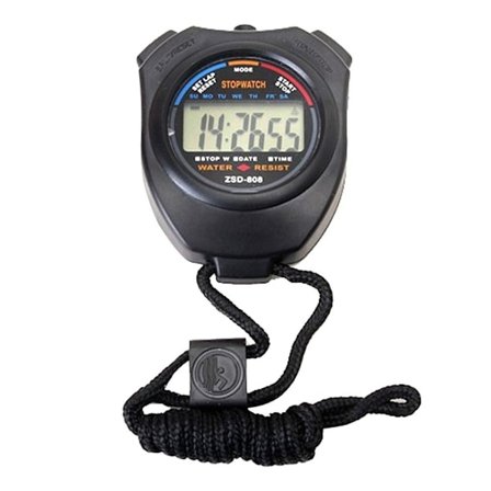 Digitalt stopur Træningstimer LCD Sports Stopur