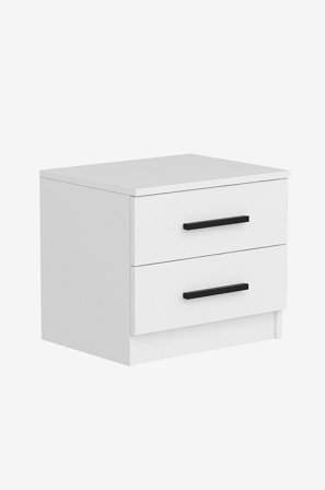 Hanah Home - Nattbord - Fern - Hvit - Nattbord - Fra Homeroom