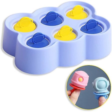 Silikon Ispopsforme. Fleksible Dyreformede Ispopsforme med Genanvendelige