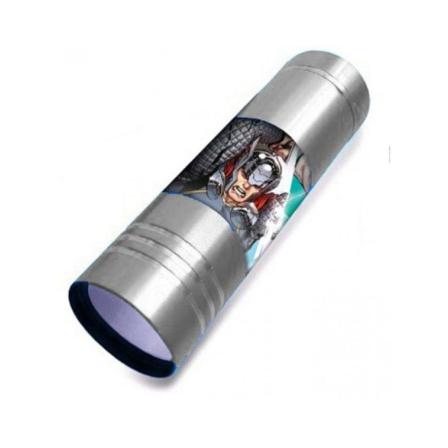 The Avengers Thor - Led-ficklampa 9 Cm Silver