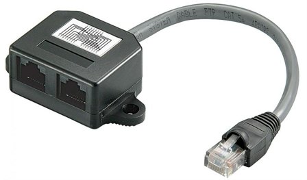 Goobay CAT 5 15cm Netværk-splitter