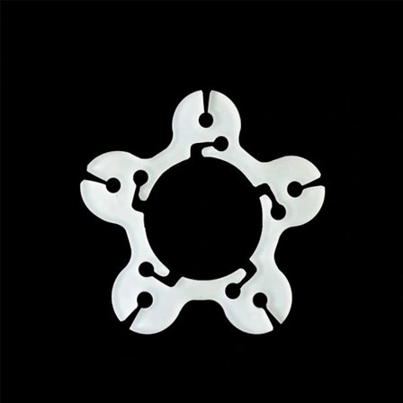 100 st Ballongbågefäste Spänne Ballongbågklämmor ballong Vit 100 st-100 st