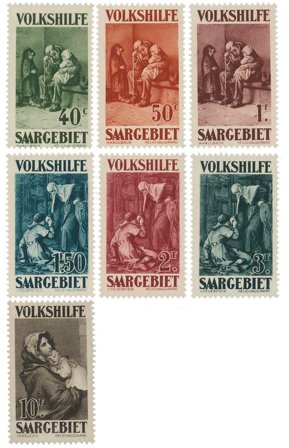 Tyskland/Saar 1929 - MICHEL 135/141 - Postfrisk