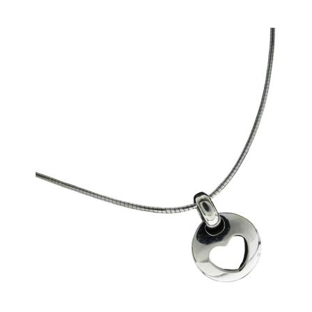 Tiffany & Co. Pre-owned Heart Necklace , Grijs , Dames , Maat: ONE Size Vintage Sieraden