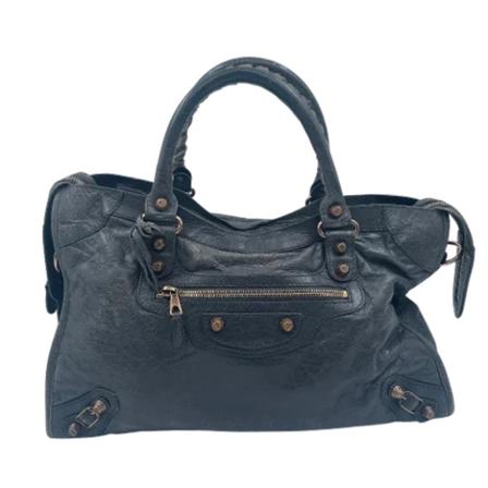 Balenciaga Vintage Pre-owned HandTass , Grijs , Dames , Maat: ONE Size Vintage Tassen