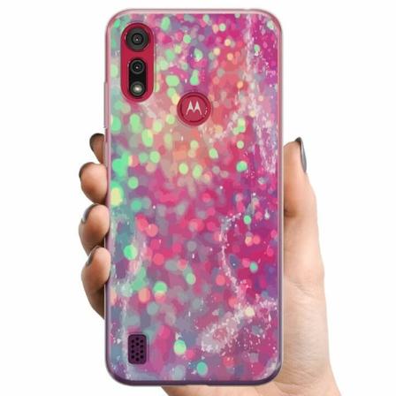 Motorola Moto E6s (2020) Tpu Mobilskal Glitter