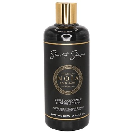Ricinolja schampo, vitlök och sesamextrakt - Stimuleringsintervall - NOÏA HÅR - 500 ml