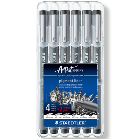Staedtler Pigment Liner 6-set