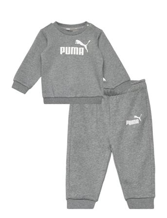 Minicats Ess Crew Jogger Fl Grey PUMA