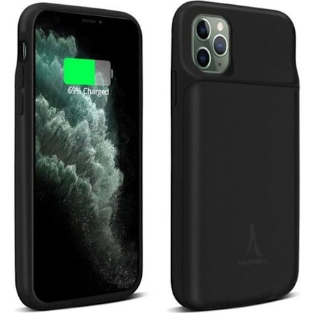 Coque iPhone 11 Pro - Akashi - Rigid - Batteri 3500mAh - Trådløs opladning - Modstandsdygtig beskyttelse