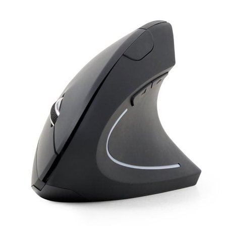 Ergonomisk Optisk Mus - Trådlös med 6 knappar