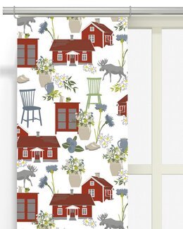 Panellängd Strövtåg 2-Pack Röd - Arvidssons Textil