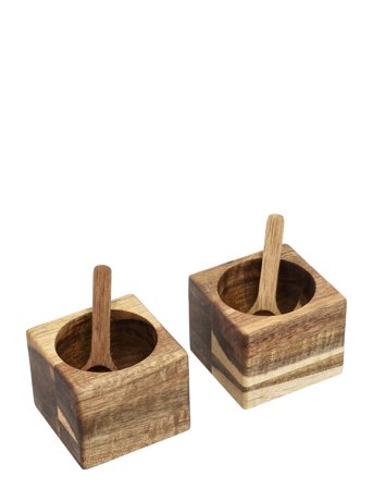 Holm | Miniskålesæt Med 2 Skeer 2 Stk. | 6X6X5CM
